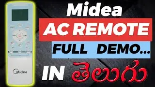 midea ac remote function in telugu @CarrierMideaIndiaRAC @CromaRetail #midea #remote #acremote