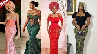 African latest Asoebi Collection 2024 : Affordable and stylish traditional wedding dress for ladies