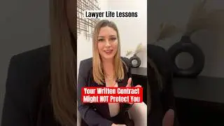 Your Written Contract Might NOT Protect You - #lawyer #lifehacks
