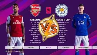 Arsenal vs Leicester City : PES 2020 (7/07/2020)