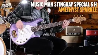 Music Man StingRay Special Collection | StingRay 5-String H - Amethyst Sparkle