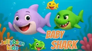 Baby Shark Dance | #BabyShark Kids Song | Animal Songs for Children | Jellybean Kids Nursery Rhymes