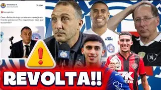 🔥💣😱TORCIDA DO BAHIA SE REVOLTA;🚨ERICK, SANABRIA;🚨”É GUERRA!!”: JOGADOR DO VITÓRIA DISPARA 
