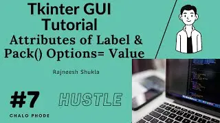 Attributes of Label & pack() method Options=Value #7👍