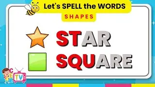 Basic Shapes Spelling & Vocabulary Building for Toddlers, Preschoolers and Kindergarten Kids