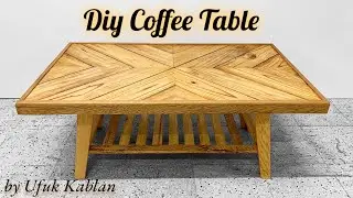 Making a coffee table from reclaimed wood / Ahşap orta sehpa yapımı