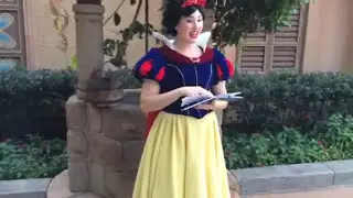 Snow White at Disney Epcot Meeting
