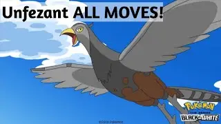Unfezant All Moves!