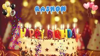 RASHON Happy Birthday Song &ndash; Happy Birthday to You