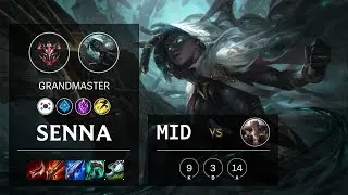 Senna Mid vs Sett - KR Grandmaster Patch 10.4