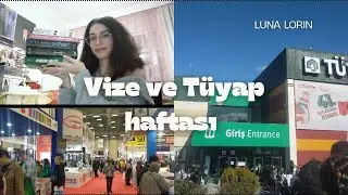 Vize ve Tüyap haftasından sağ çıkmaya çalışıyoum #vlog