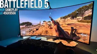 Battlefield 5 Looks BEAUTIFUL on a LG 45