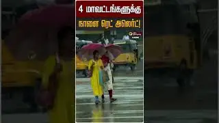 4 மாவட்டங்களுக்கு நாளை ரெட் அலெர்ட்! | Red Alert | TN Rain Update