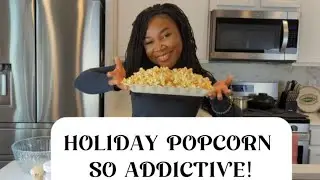 Easy Homemade Holiday Popcorn 🎄🍿 | Sweet, Crunchy & Perfect for Gifting!
