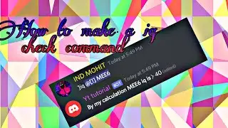How to make a iq command
