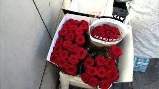 gestatten muslim   rote rosen an passanten