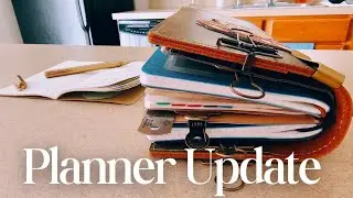 PLANNER UPDATE || COMMON PLACING? || GOAL PLANNING? ||  #plannercommunity #travelersnotebook