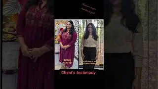 In 120 days she loss15.6 kg / #short #thyroid #pcos #weightloss #hormonedoctor #viral
