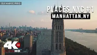 FLYING OVER New York City . Drone 4K Ultra HD