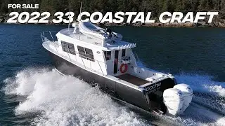 Luxury Yacht Interior Meets Saltwater Fishing | Coastal Craft 33 Profish Tour
