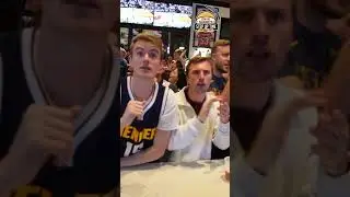 REACTION: DNVR Bar ERUPTS As Nuggets WIN Game 4 ⚒️🌋🤯 | #shorts #nba #denvernuggets #reaction