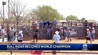 Riding his way to the top: Bull rider becomes world champion