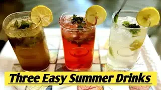 Three Easy Summer Drinks || Iftar Time Drinks || इफ्तार टाइम ड्रिंक्स || Refreshing Drinks