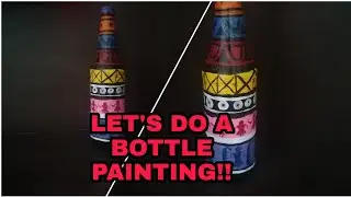 Bottle paint/Bottle art #perfectpie