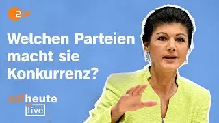 Wagenknecht-Bündnis BSW: Wie verändert sich Deutschlands Parteienlandschaft? | ZDFheute live