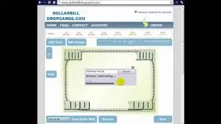 Realistic Dropcard - Dollar Bill Drop Cards - Dollar Business Cards
