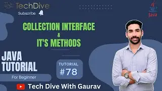 Collection Interface and it's Methods | Collection Hierarchy | Tutorial #78