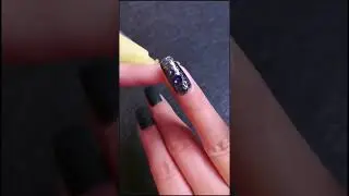 #shorts Matte Black nails. #blacknails #mattenails #nails #nailsart #n