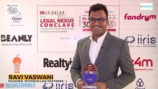 Ravi Vaswani, Founder, Zentrum Law Partner | BW Legal World 40 Under 40 Awards 2025