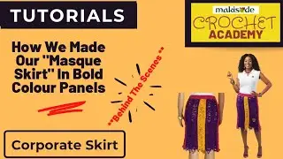 How We Made Masque, Our Coloured Panel Skirt With Fringes ~  January 2026