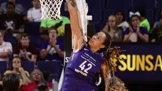 Brittney Griner Throws Down Dunk in Preseason Action