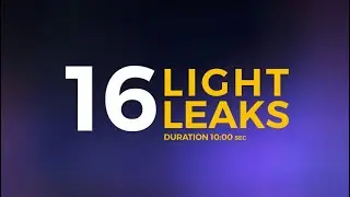 16 Light Leaks Pack Stock Motion Graphics