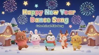 Happy New Year 2026 Dance Song | Cute Animal Kids Song | Nursery Rhymes & Songs for Kids #animation