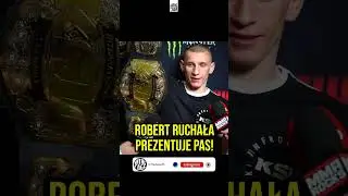 RUCHAŁA prezentuje pas KSW po wygranej na KSW 80! #shorts