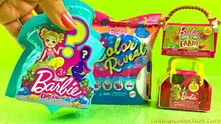 Barbie Toy Surprises | Barbie Color Reveal Blind Bag 5 Surprises | Barbie Dreamtopia & Barbie Pets