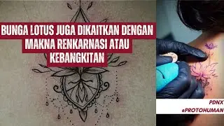 Bunga lotus adalah simbol kebenaran, kesucian, keindahan | Lotus Tattoo | Bali Tattoo Indonesia