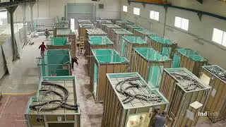 IndTech - Linea de producción de baños industrializados