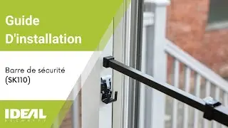 Barre de sécurité avec câle anti-levée (SK110) - Installation et opération