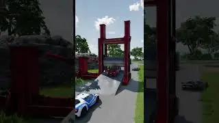 Extreme Speed Cars vs Giant Pit Bollards💀 &ndash; BeamNG.drive