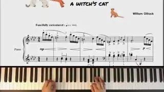 William gillock의 A witch's cat(피아노콩쿨 및 발표회)