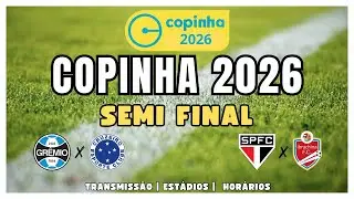 COPINHA SEMI FINAL | Todos os jogos das semi final da Copa S&atilde;o Paulo de Futebol J&uacute;nior