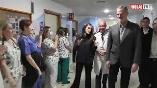 LOS REYES DE ESPAÑA SE DESPLAZARON A ADAMUZ CÓRDOBA TRAS EL ACCIDENTE FERROVIARIO.