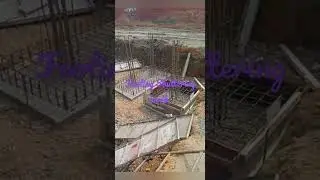 Short video. Footing Shuttering work done.
