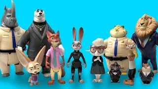 Zootopia Toys Character Set! Disney World of Zootopia Toys  videos