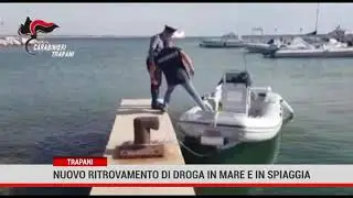 Trapani. Nuovo ritrovamento di droga in mare e in spiaggia