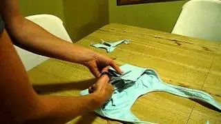 How to make a regular sport bra into a halter sport bra!